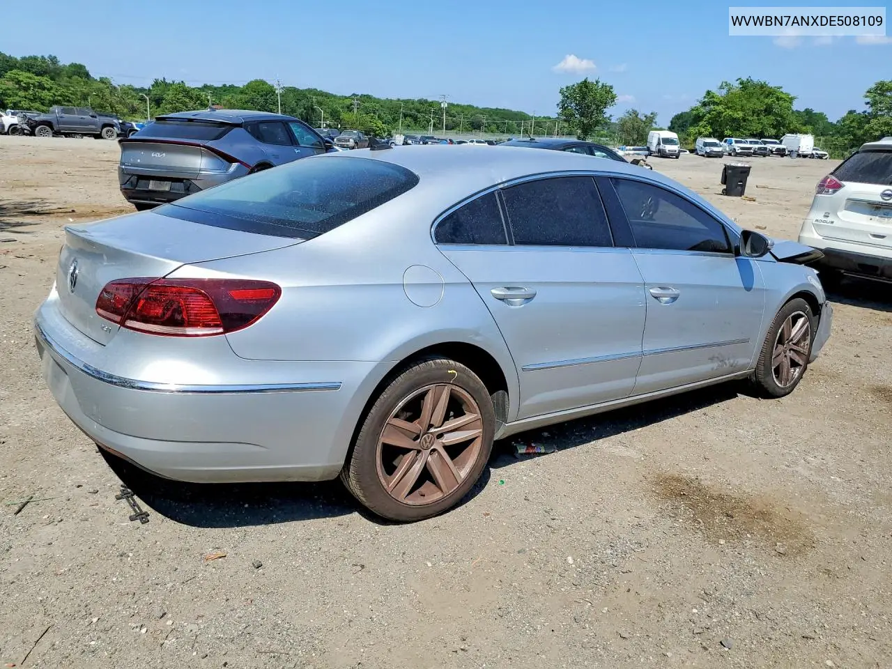 2013 Volkswagen Cc Sport VIN: WVWBN7ANXDE508109 Lot: 58896736