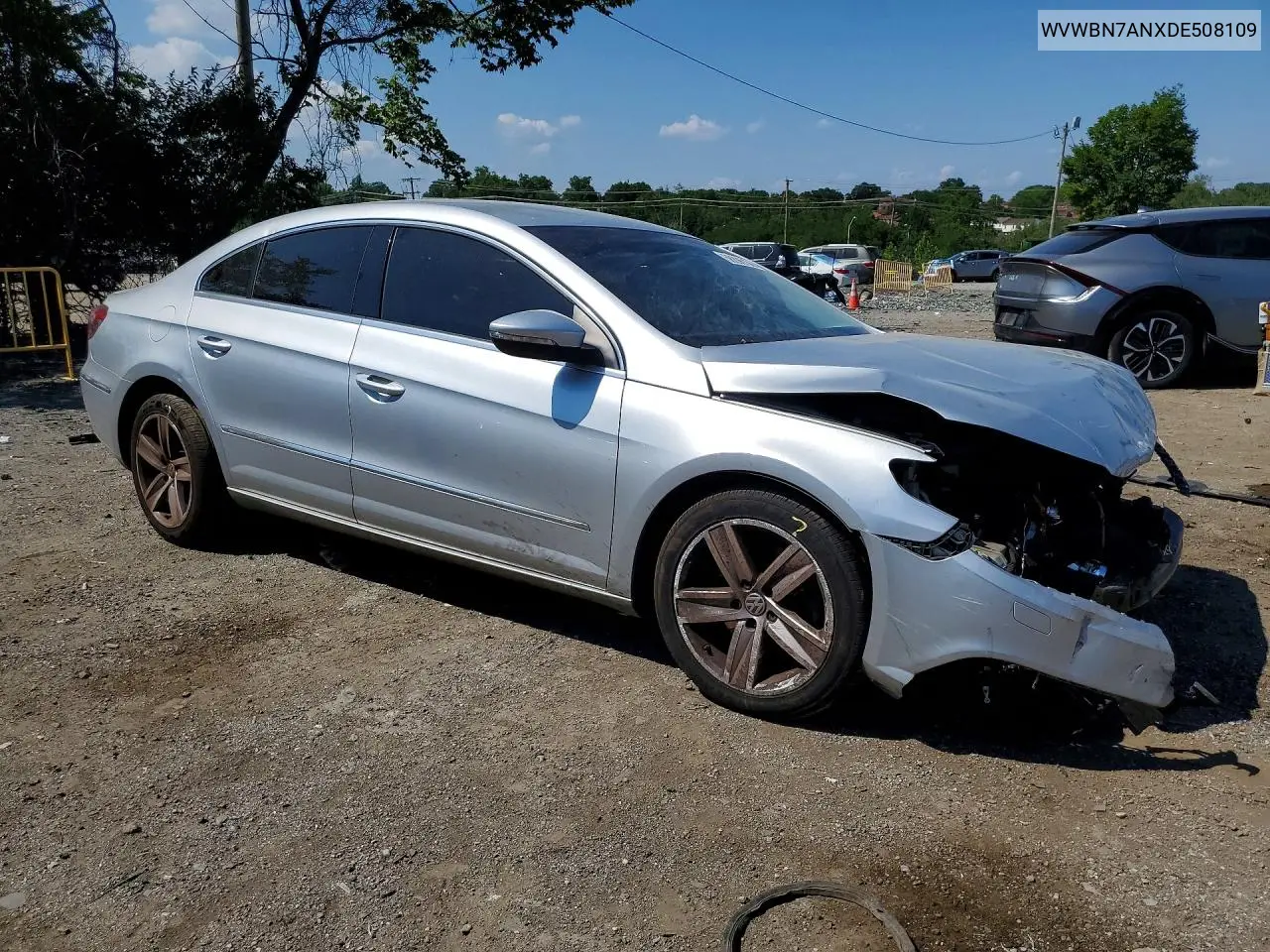 2013 Volkswagen Cc Sport VIN: WVWBN7ANXDE508109 Lot: 58896736
