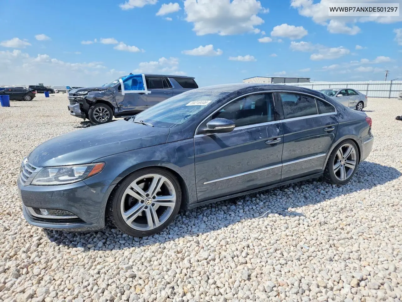 2013 Volkswagen Cc Sport VIN: WVWBP7ANXDE501297 Lot: 59218446