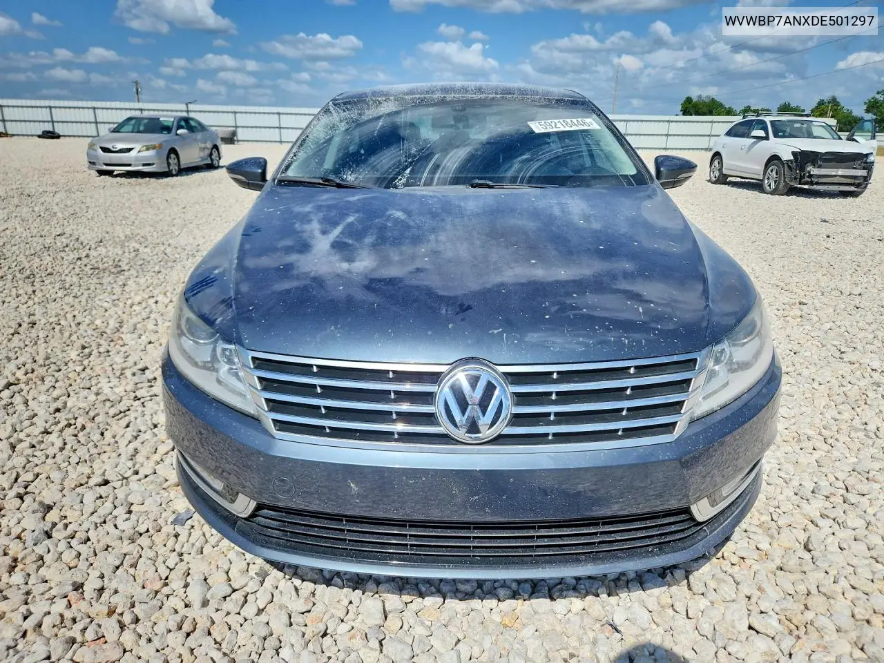 2013 Volkswagen Cc Sport VIN: WVWBP7ANXDE501297 Lot: 59218446