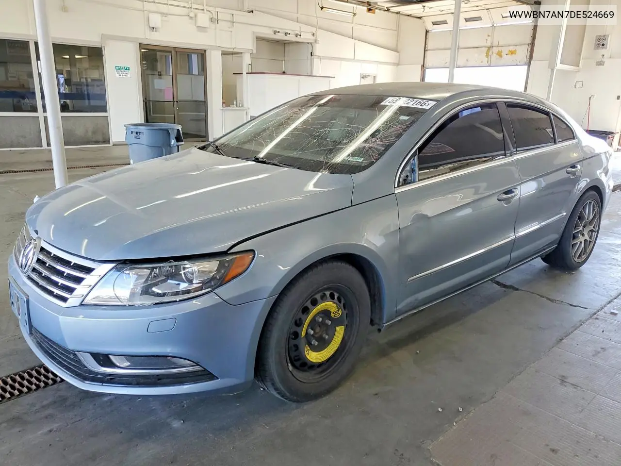 2013 Volkswagen Cc Sport VIN: WVWBN7AN7DE524669 Lot: 59622166