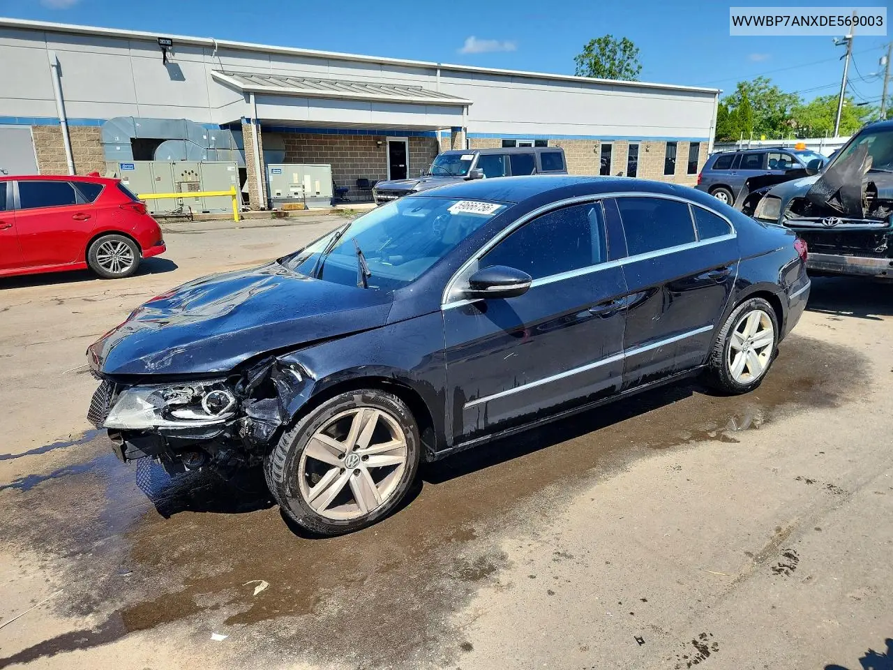 2013 Volkswagen Cc Sport VIN: WVWBP7ANXDE569003 Lot: 59666756