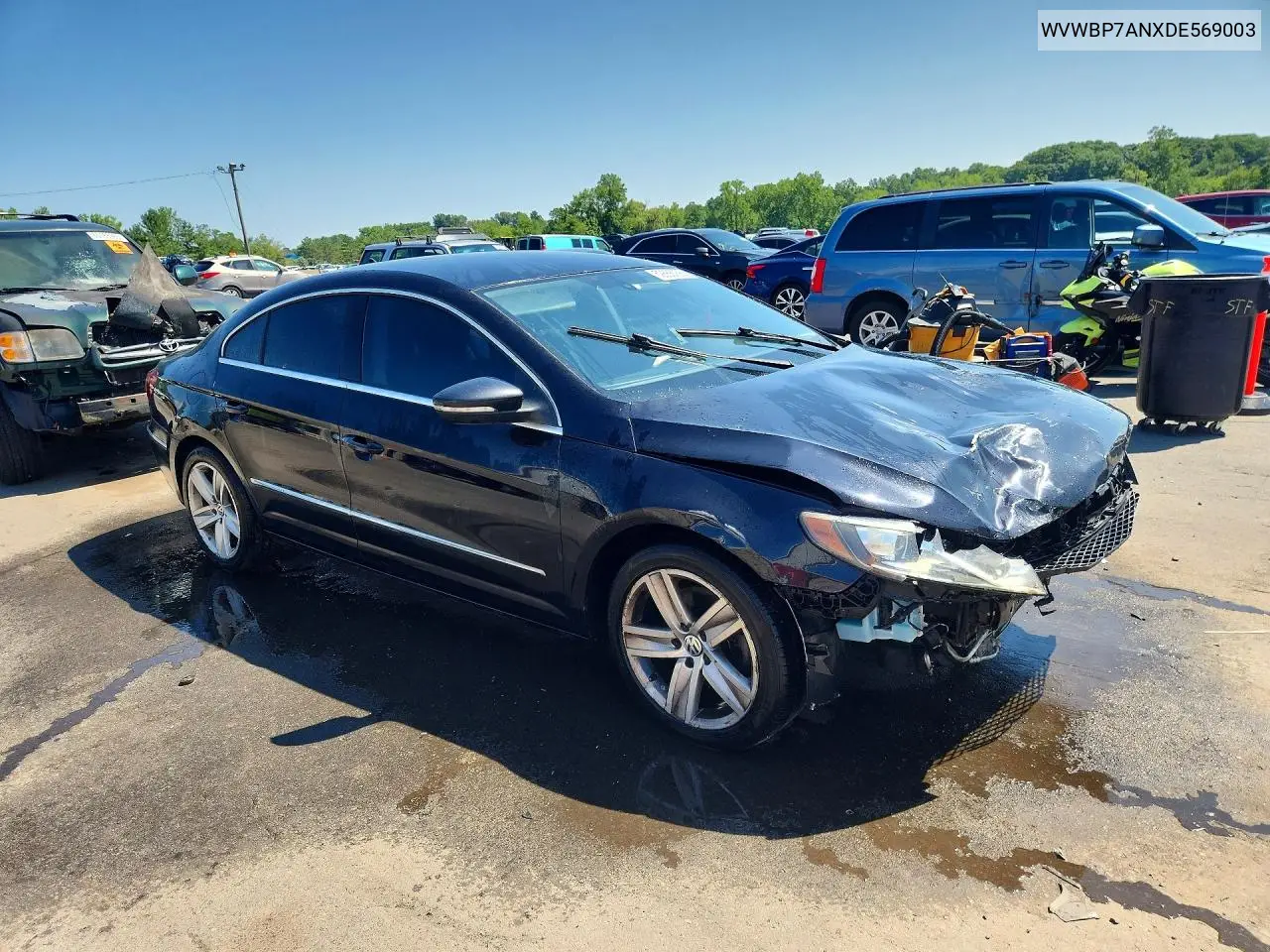 2013 Volkswagen Cc Sport VIN: WVWBP7ANXDE569003 Lot: 59666756