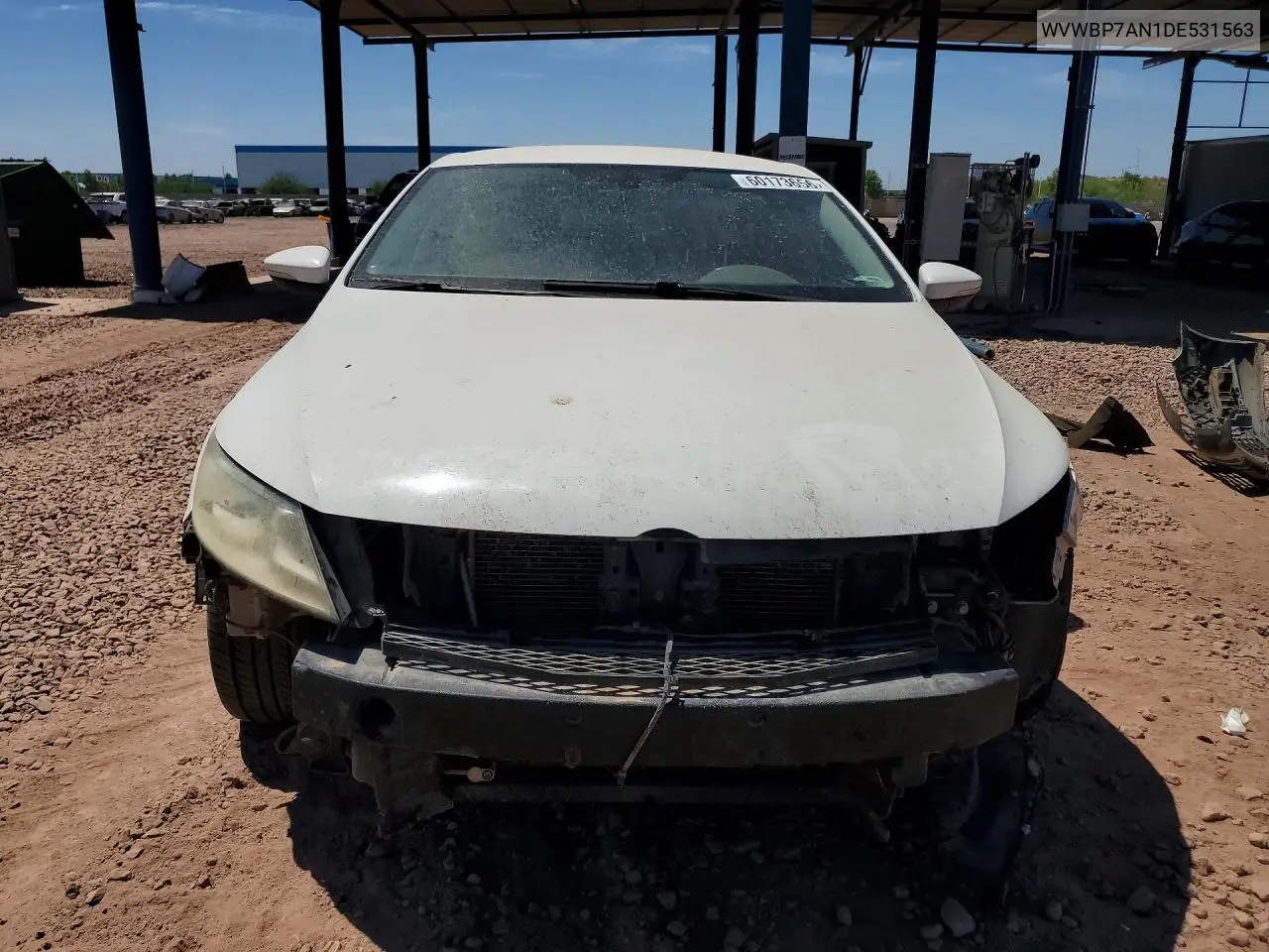 2013 Volkswagen Cc Sport VIN: WVWBP7AN1DE531563 Lot: 60173656