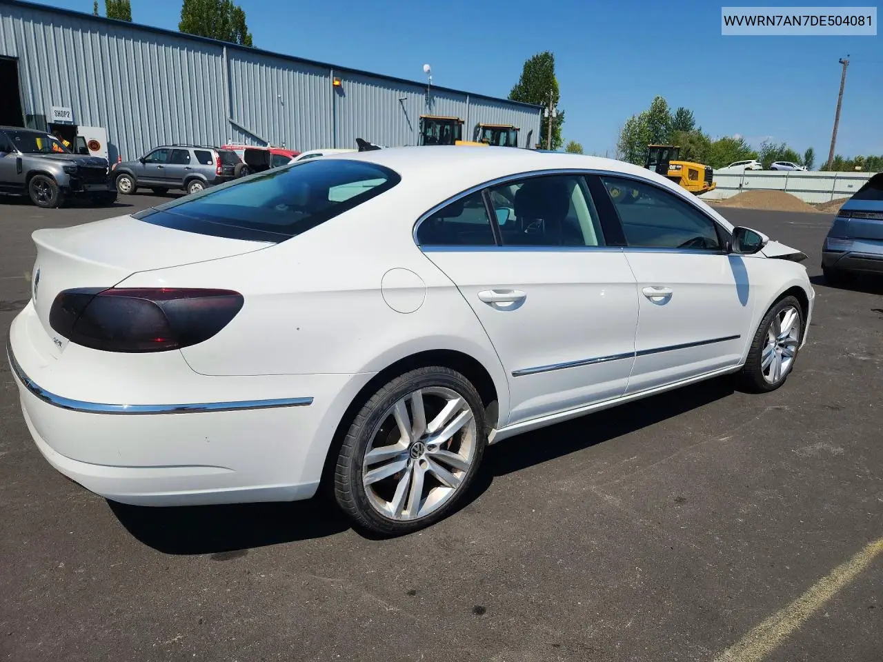 2013 Volkswagen Cc Luxury VIN: WVWRN7AN7DE504081 Lot: 60528786