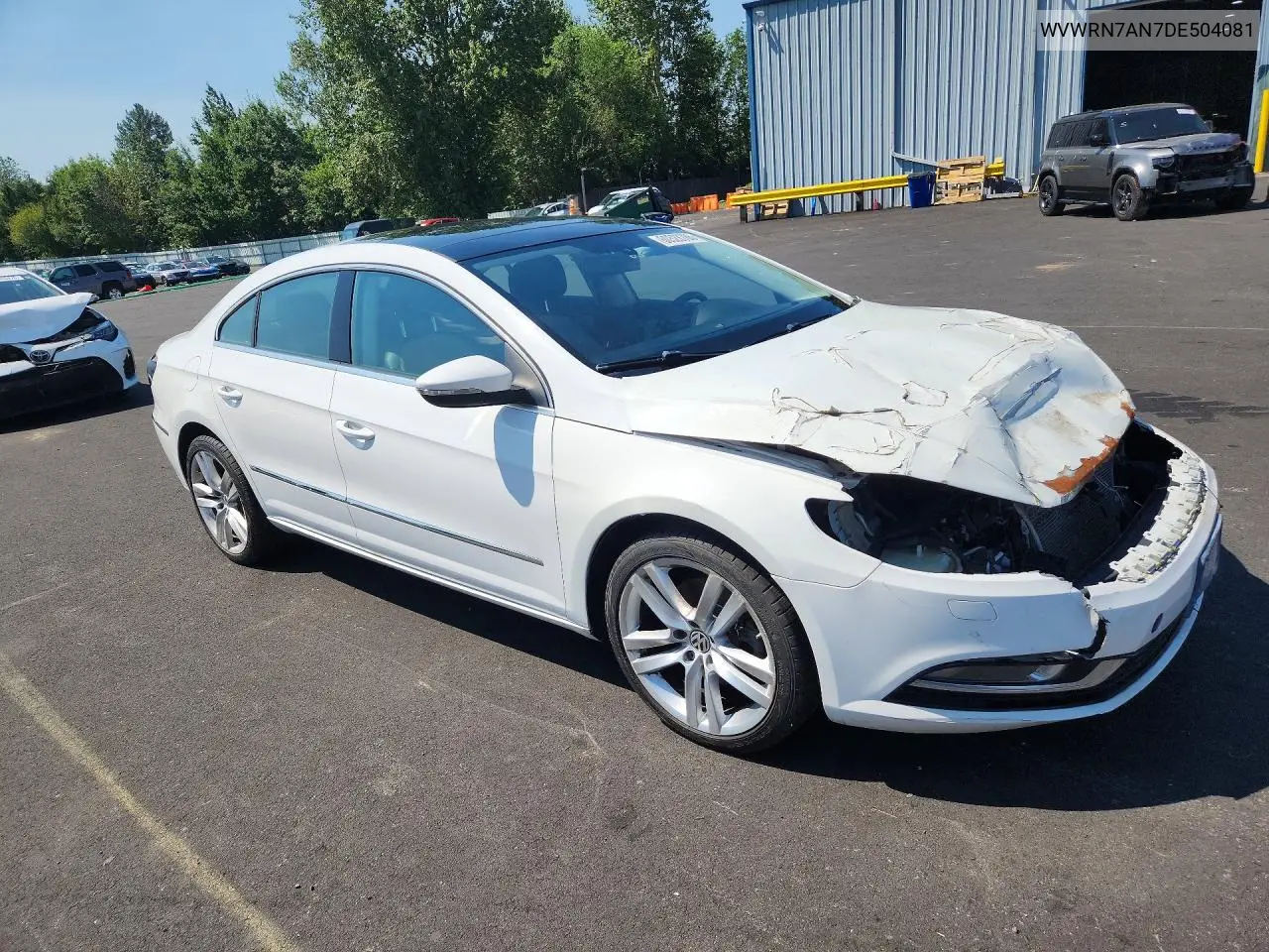 2013 Volkswagen Cc Luxury VIN: WVWRN7AN7DE504081 Lot: 60528786