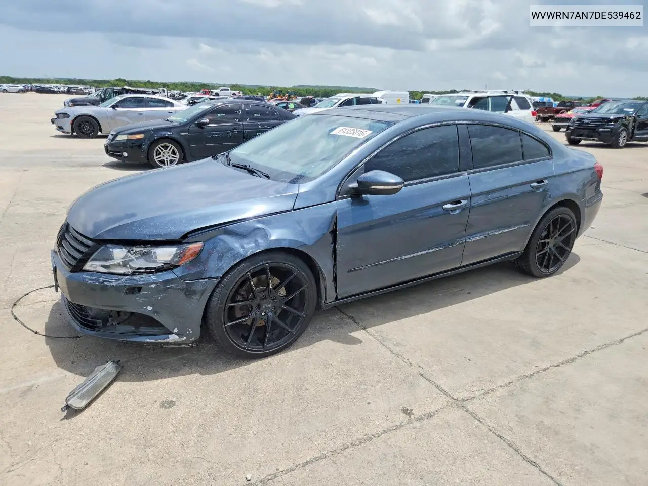 2013 Volkswagen Cc Luxury VIN: WVWRN7AN7DE539462 Lot: 61323016