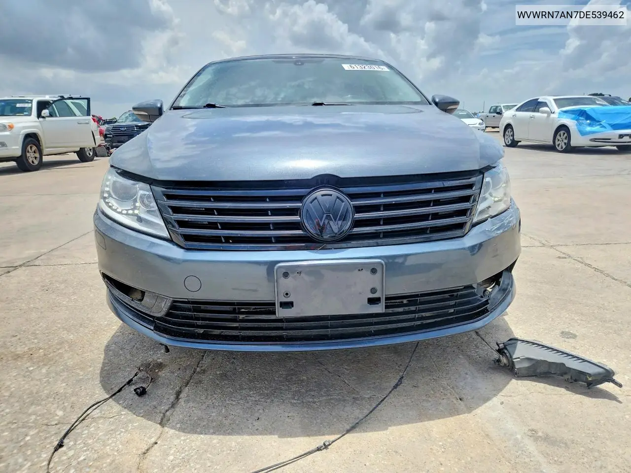 2013 Volkswagen Cc Luxury VIN: WVWRN7AN7DE539462 Lot: 61323016