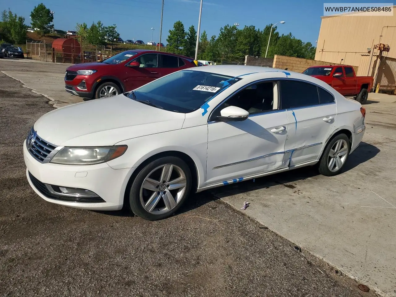 2013 Volkswagen Cc Sport VIN: WVWBP7AN4DE508486 Lot: 61614216