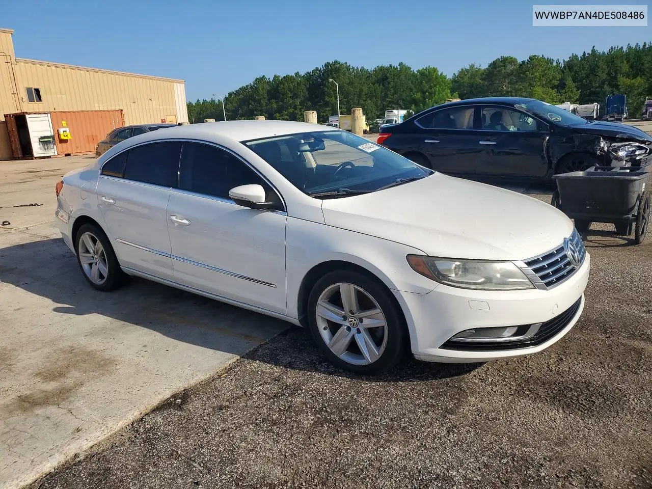 2013 Volkswagen Cc Sport VIN: WVWBP7AN4DE508486 Lot: 61614216