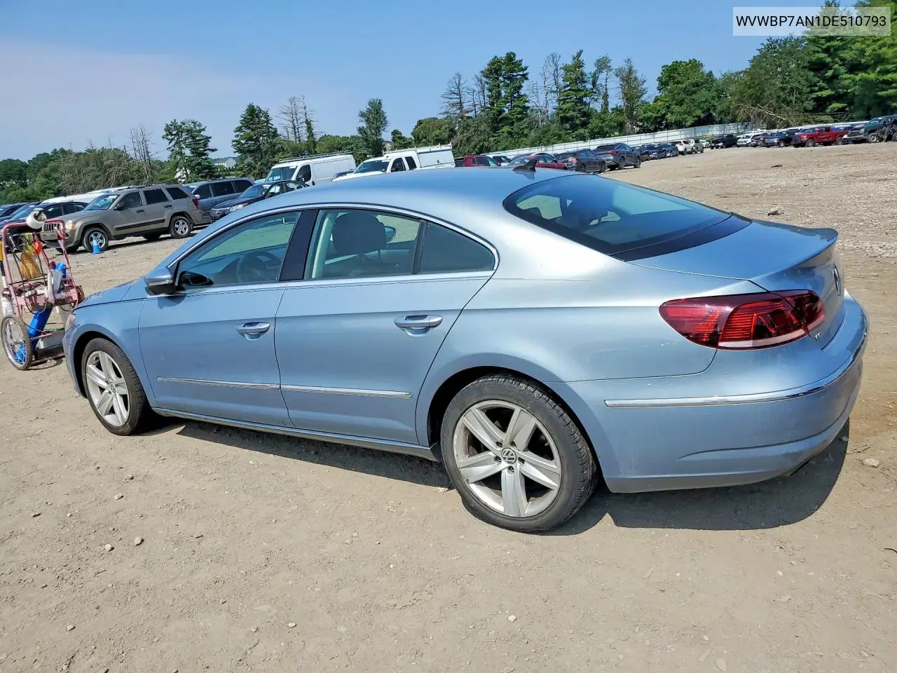 2013 Volkswagen Cc Sport VIN: WVWBP7AN1DE510793 Lot: 61935136