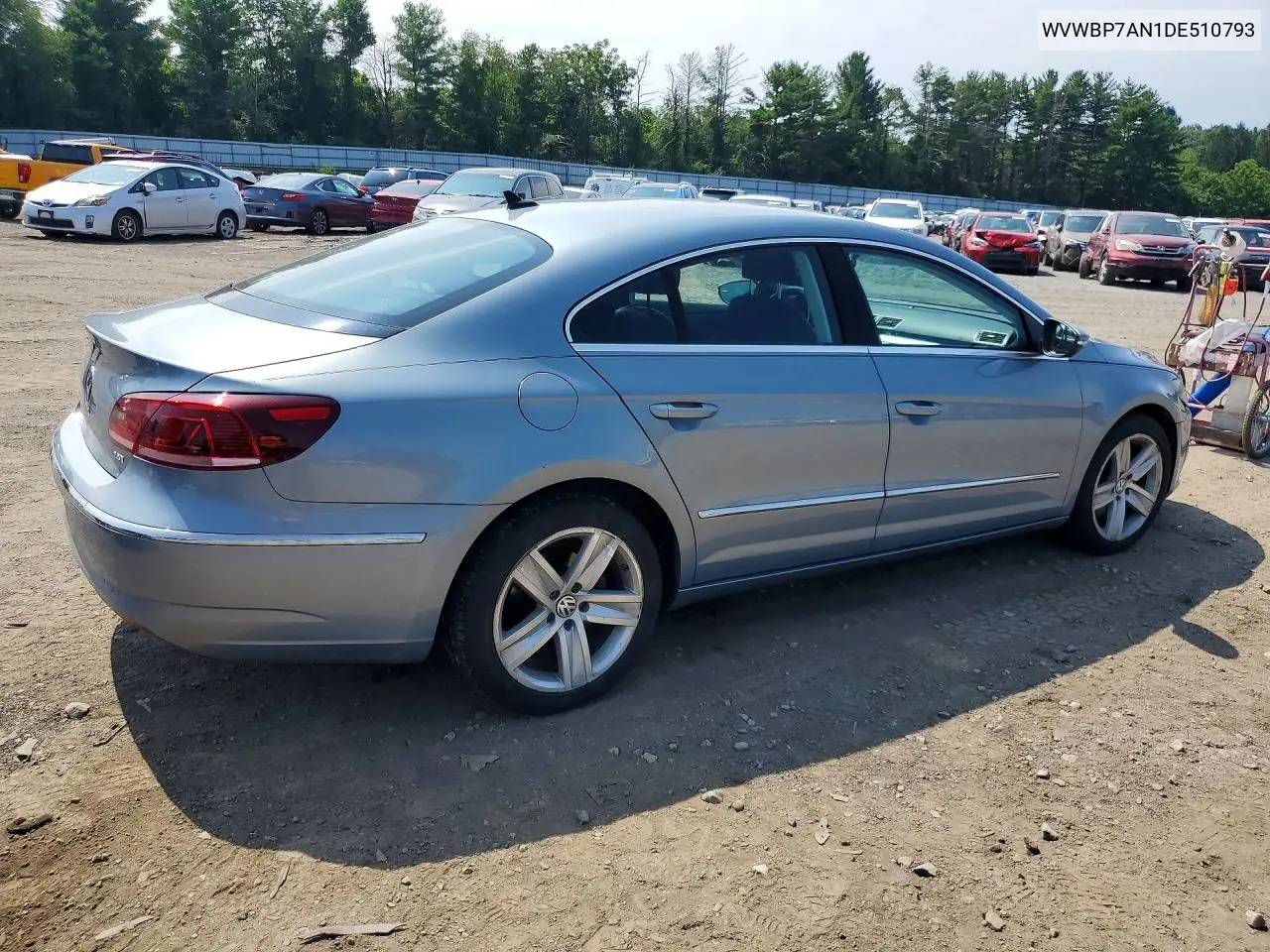 2013 Volkswagen Cc Sport VIN: WVWBP7AN1DE510793 Lot: 61935136