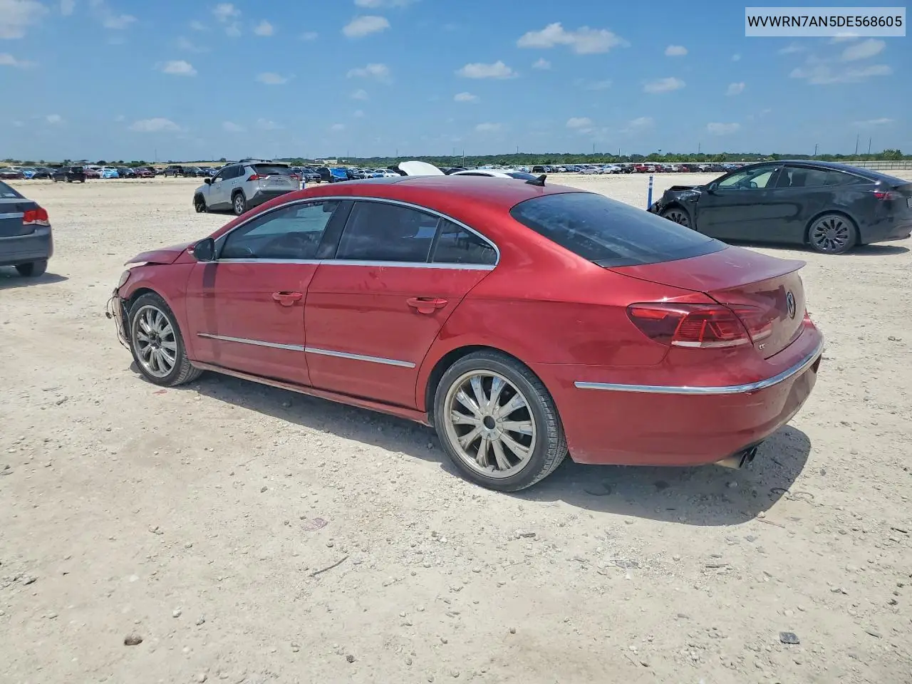 2013 Volkswagen Cc Luxury VIN: WVWRN7AN5DE568605 Lot: 85991535