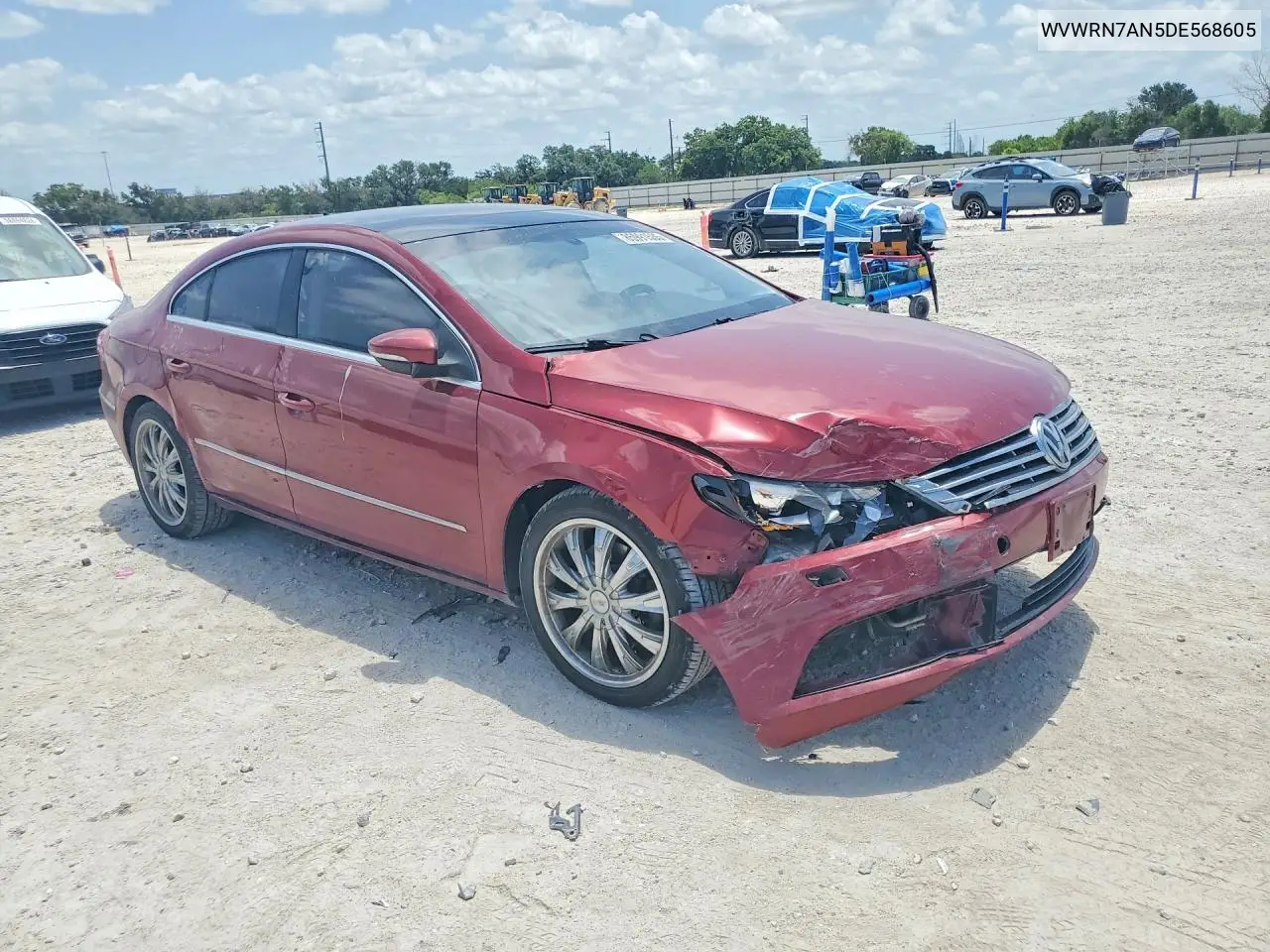 2013 Volkswagen Cc Luxury VIN: WVWRN7AN5DE568605 Lot: 85991535