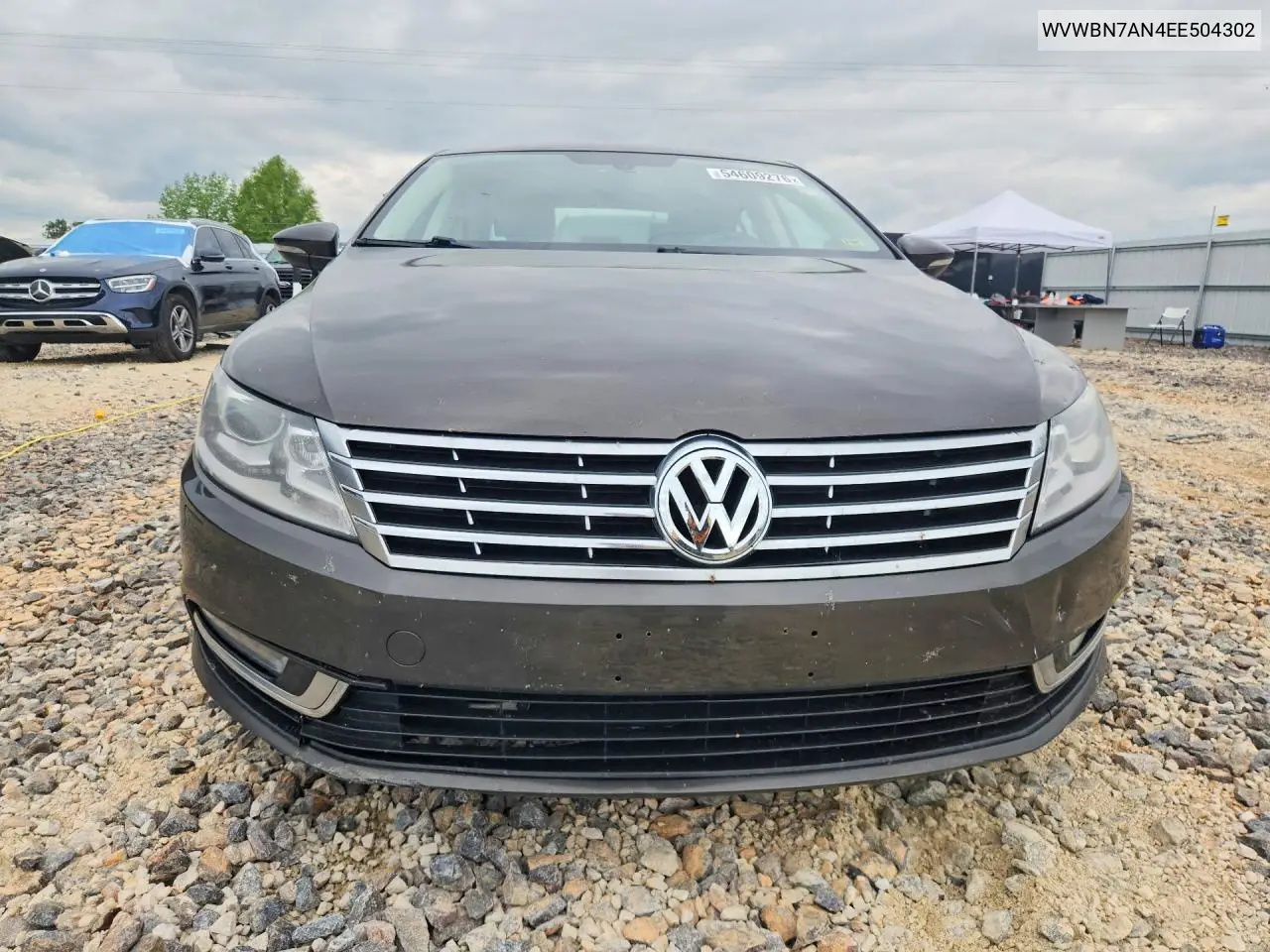 2014 Volkswagen Cc Sport VIN: WVWBN7AN4EE504302 Lot: 54609276