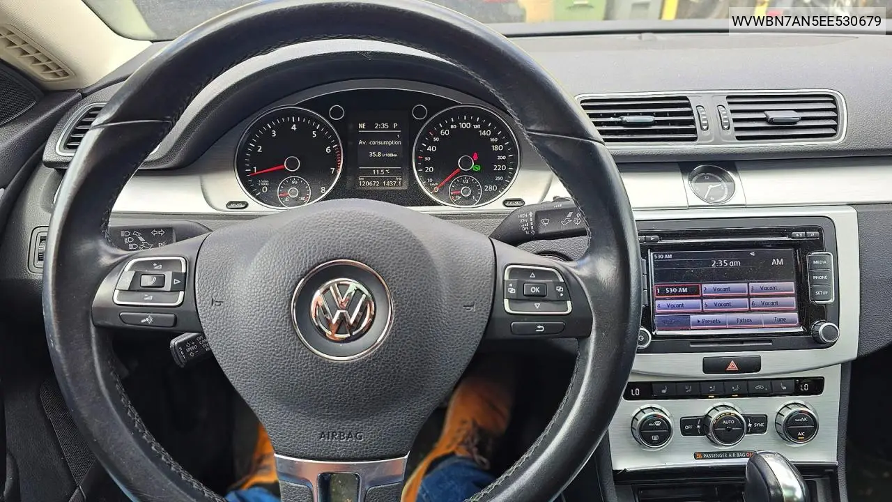 2014 Volkswagen Cc Sport VIN: WVWBN7AN5EE530679 Lot: 56891716