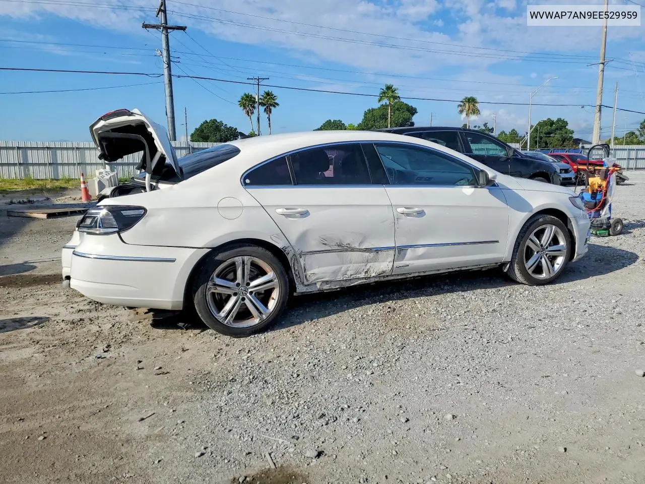 2014 Volkswagen Cc Sport VIN: WVWAP7AN9EE529959 Lot: 57004516
