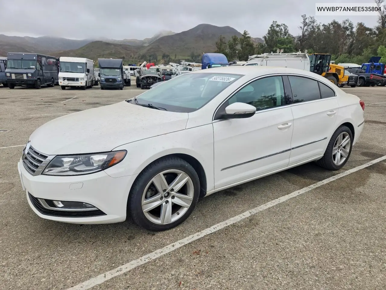 2014 Volkswagen Cc Sport VIN: WVWBP7AN4EE535804 Lot: 58278826