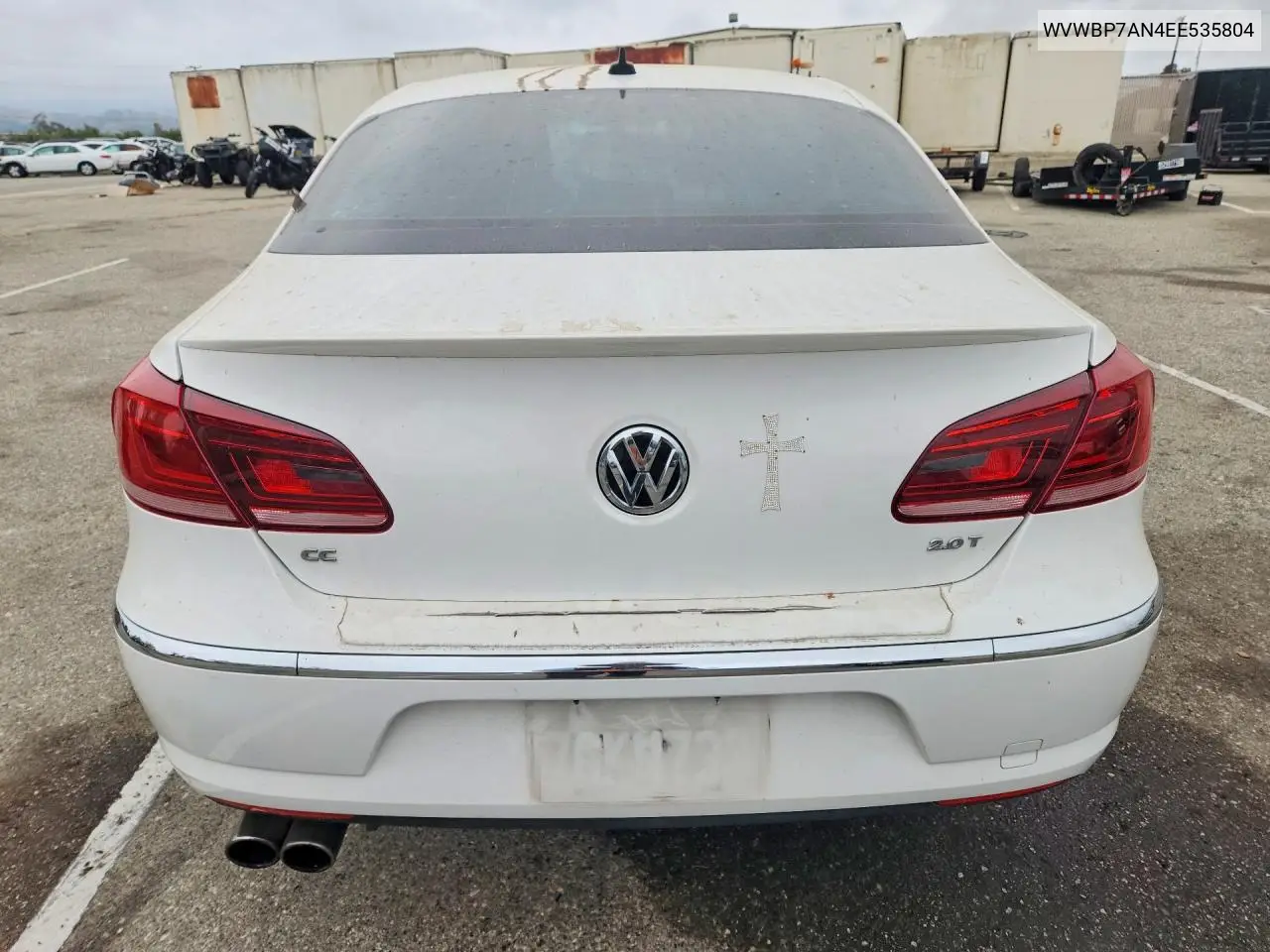 2014 Volkswagen Cc Sport VIN: WVWBP7AN4EE535804 Lot: 58278826