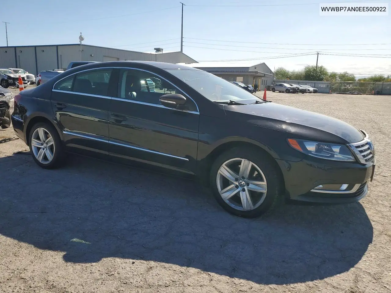 2014 Volkswagen Cc Sport VIN: WVWBP7AN0EE500922 Lot: 59380376