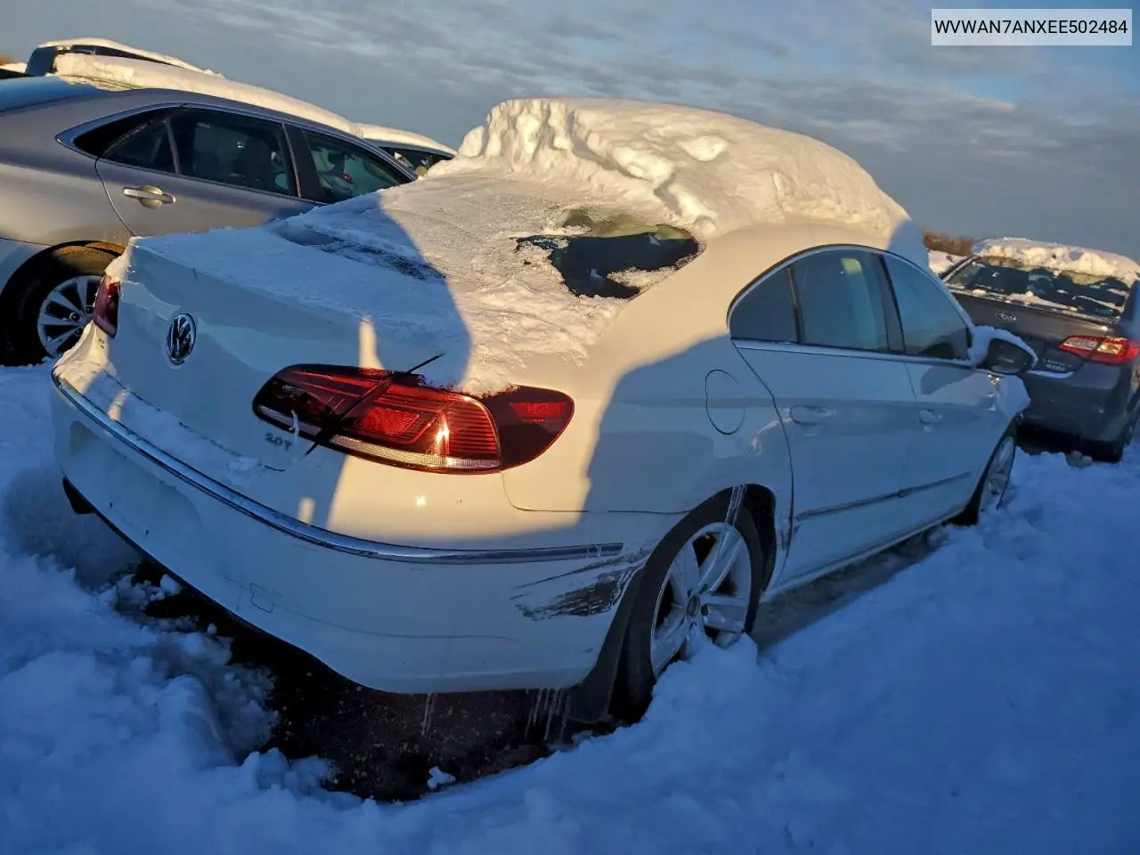 WVWAN7ANXEE502484 2014 Volkswagen Cc Sport