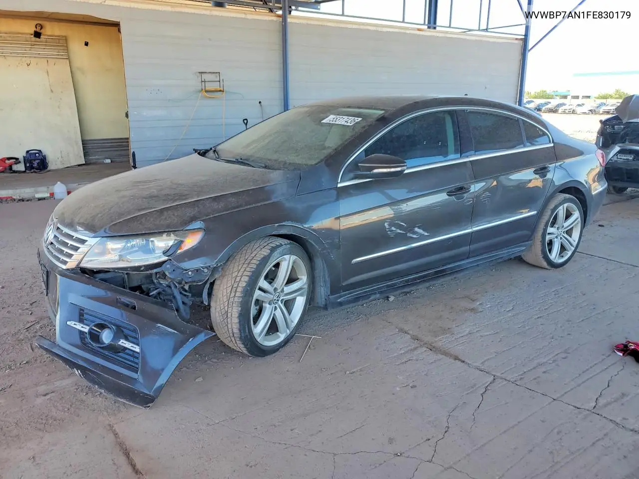 2015 Volkswagen Cc Sport VIN: WVWBP7AN1FE830179 Lot: 55317436