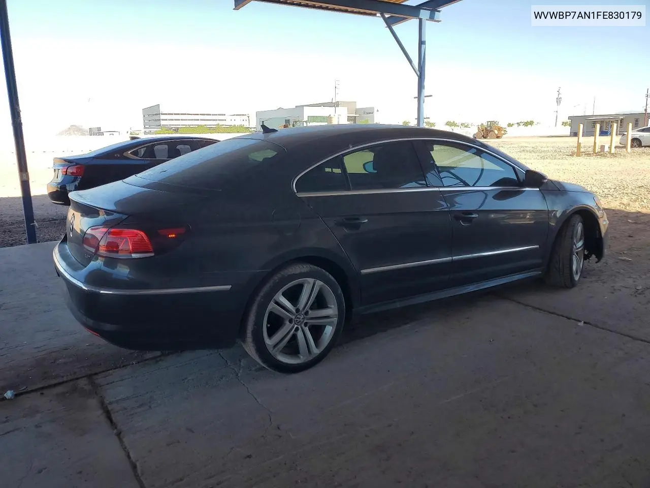 2015 Volkswagen Cc Sport VIN: WVWBP7AN1FE830179 Lot: 55317436