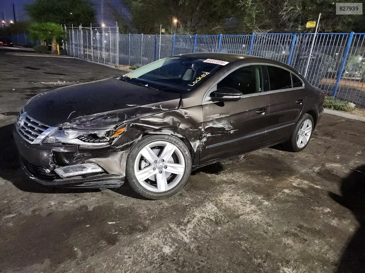 2015 Volkswagen Cc Sport VIN: 827939 Lot: 61237226