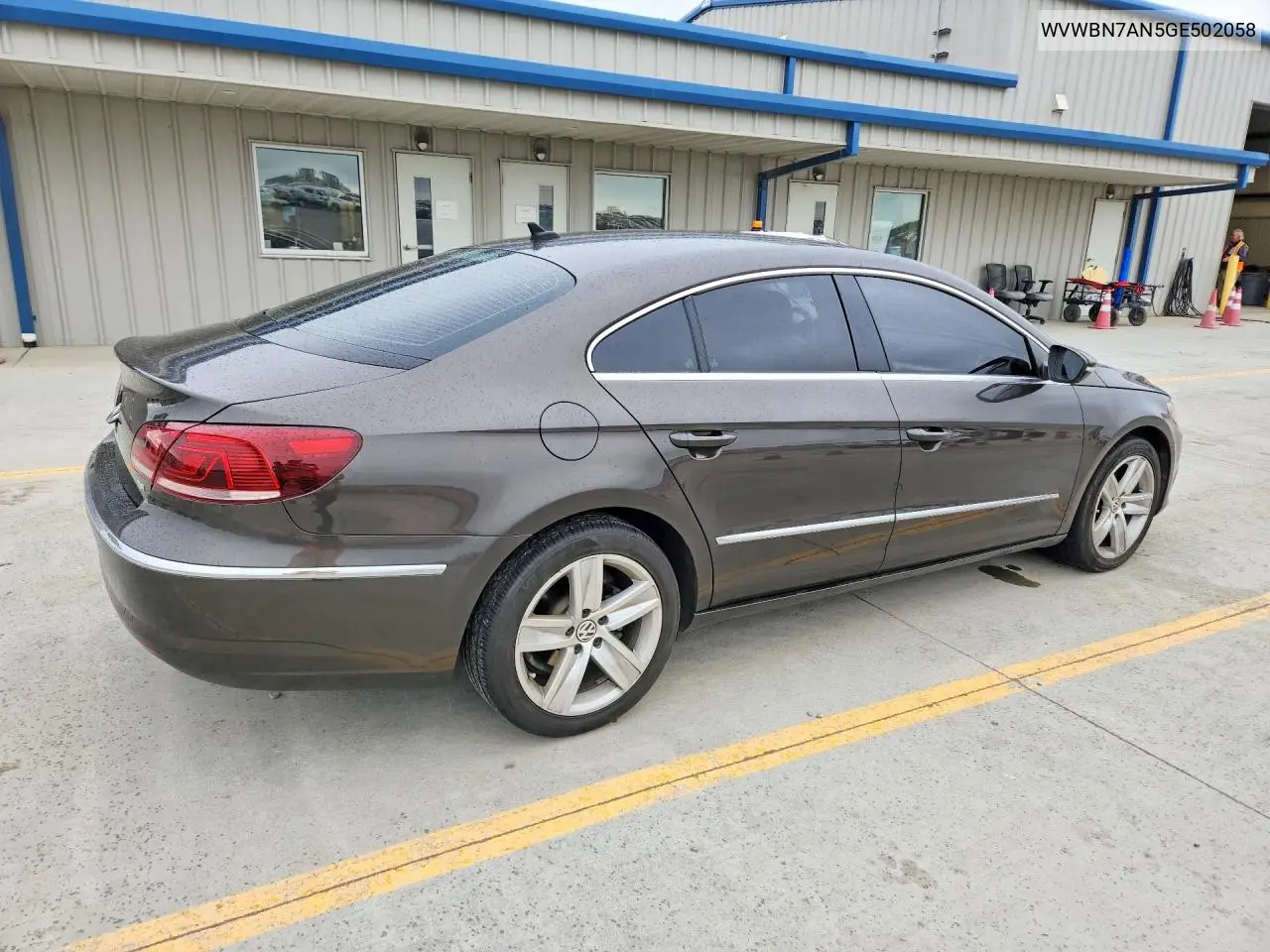 2016 Volkswagen Cc Base VIN: WVWBN7AN5GE502058 Lot: 58570246