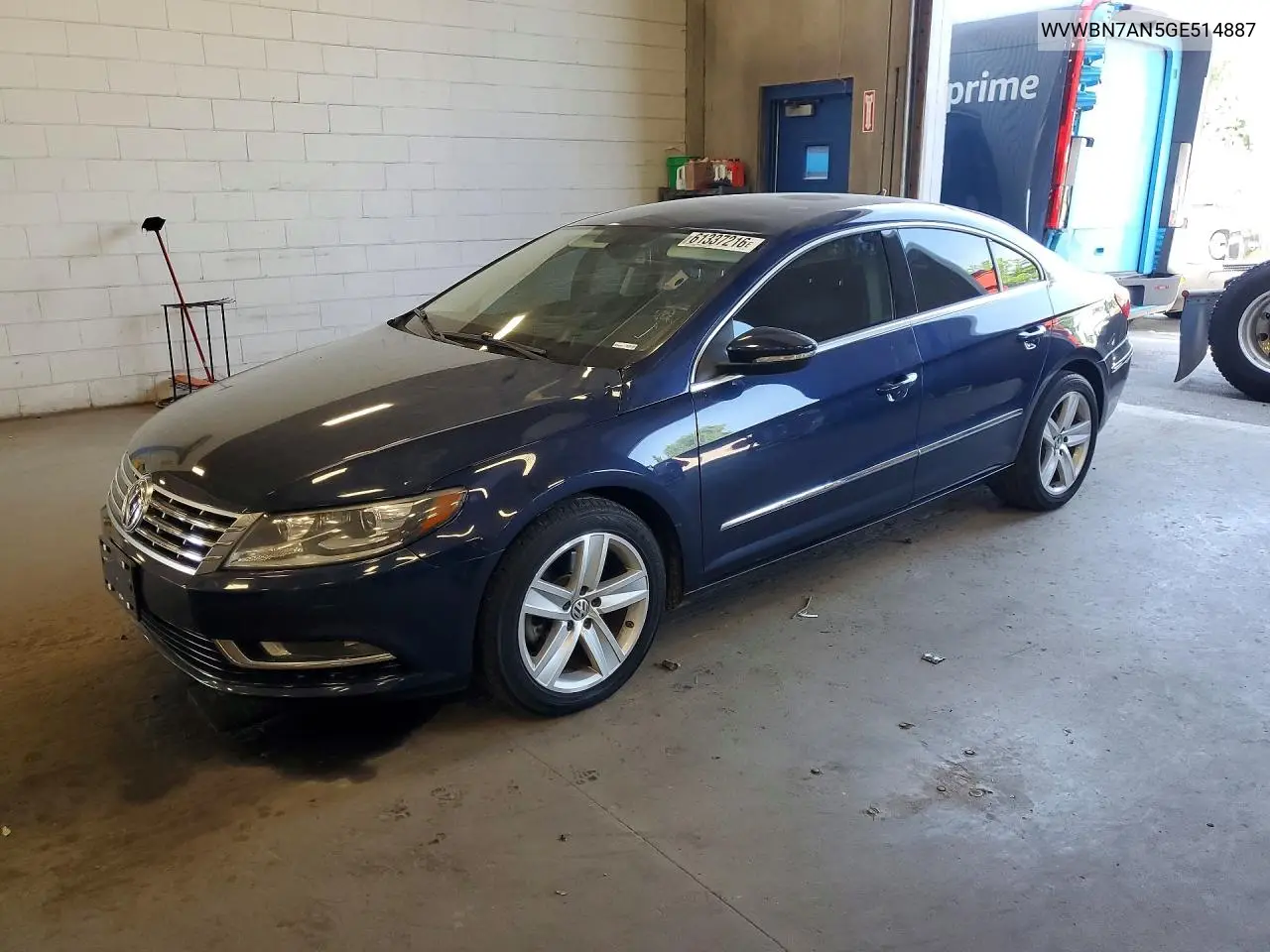 2016 Volkswagen Cc Base/Sport/R-Line VIN: WVWBN7AN5GE514887 Lot: 61337216