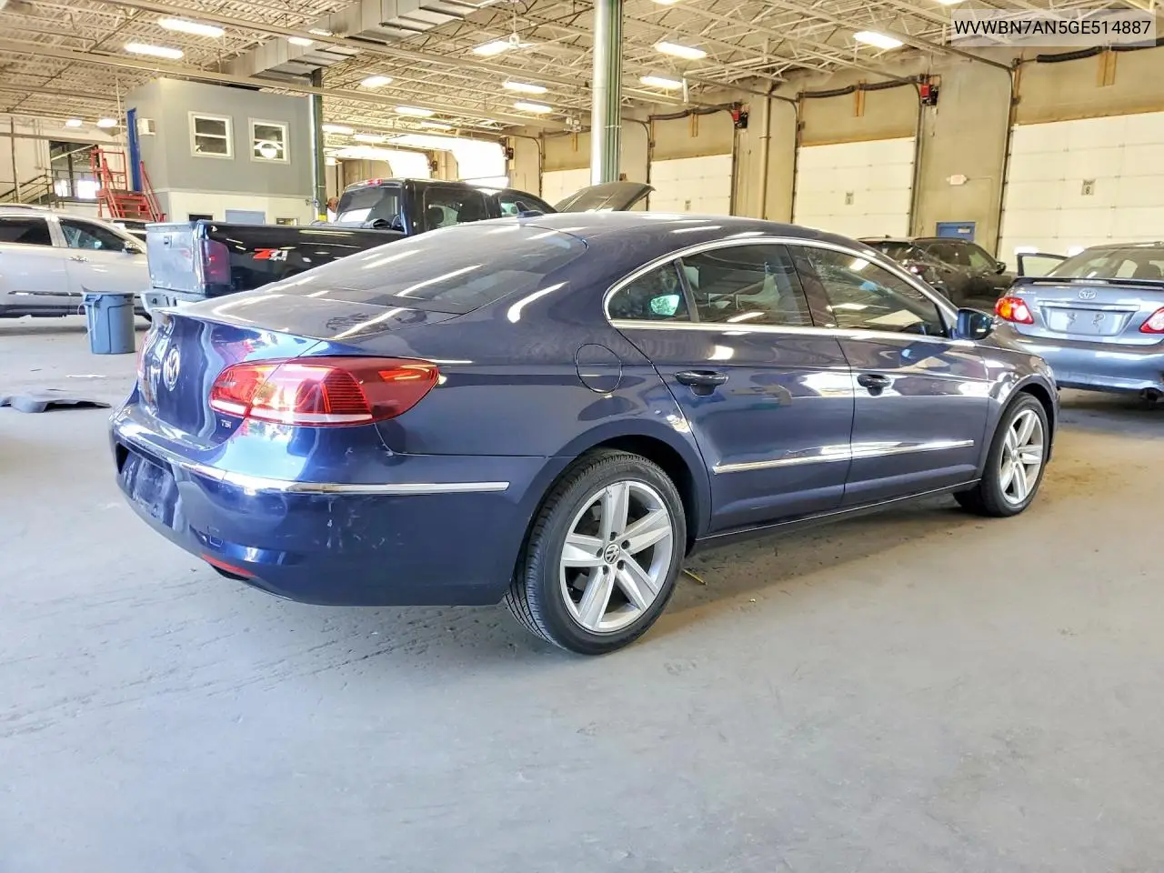 2016 Volkswagen Cc Base/Sport/R-Line VIN: WVWBN7AN5GE514887 Lot: 61337216