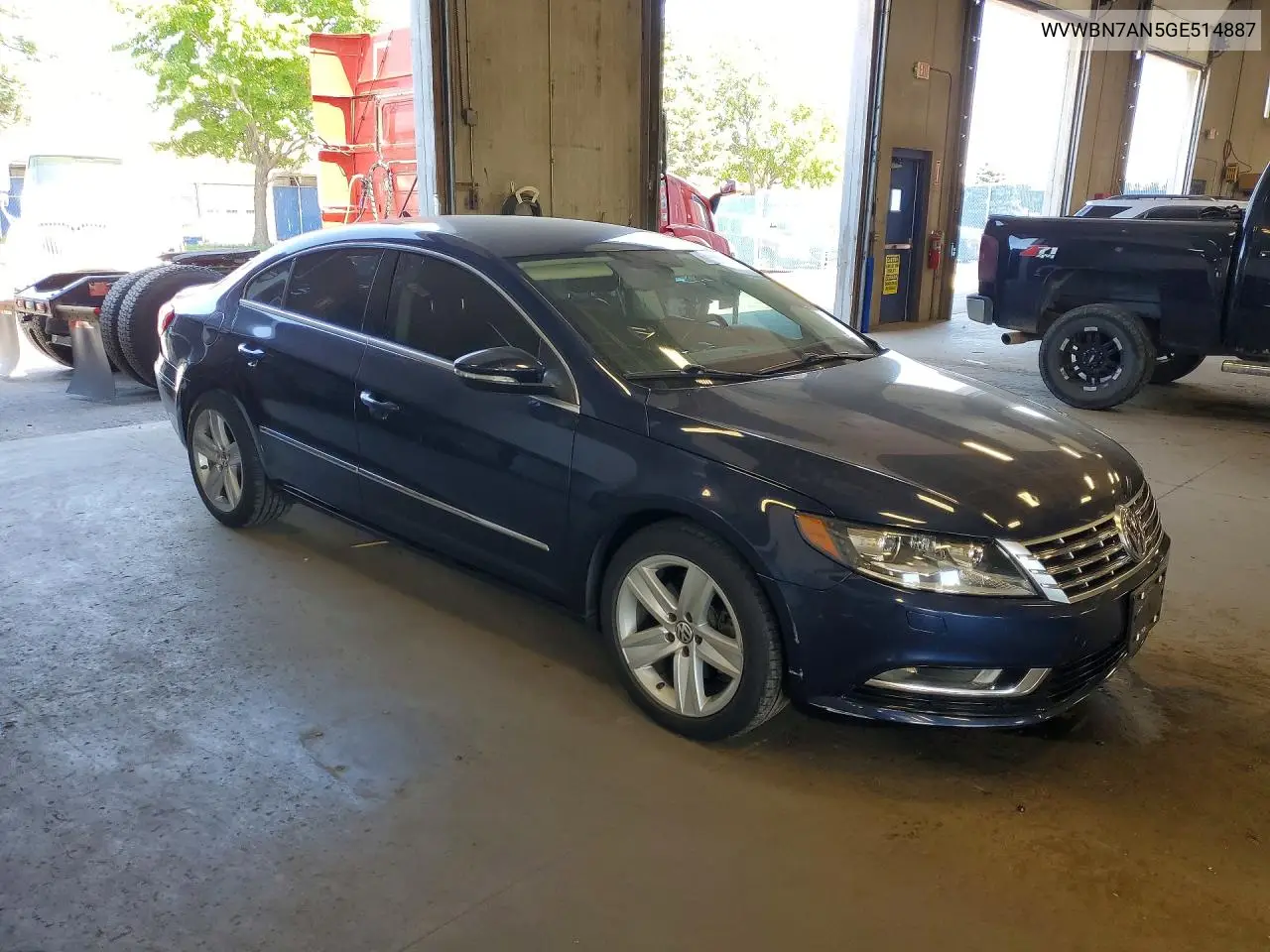 2016 Volkswagen Cc Base/Sport/R-Line VIN: WVWBN7AN5GE514887 Lot: 61337216