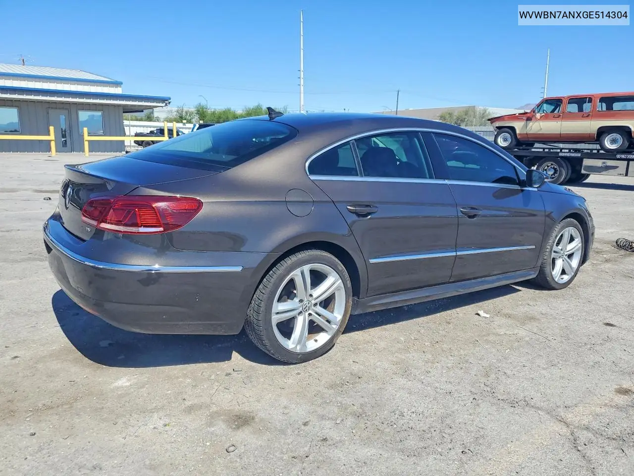 2016 Volkswagen Cc Base/Sport/R-Line VIN: WVWBN7ANXGE514304 Lot: 85985155