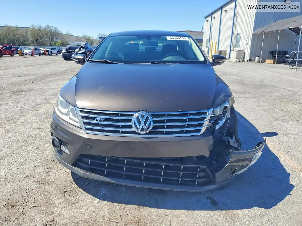 2016 Volkswagen Cc Base/Sport/R-Line VIN: WVWBN7ANXGE514304 Lot: 85985155