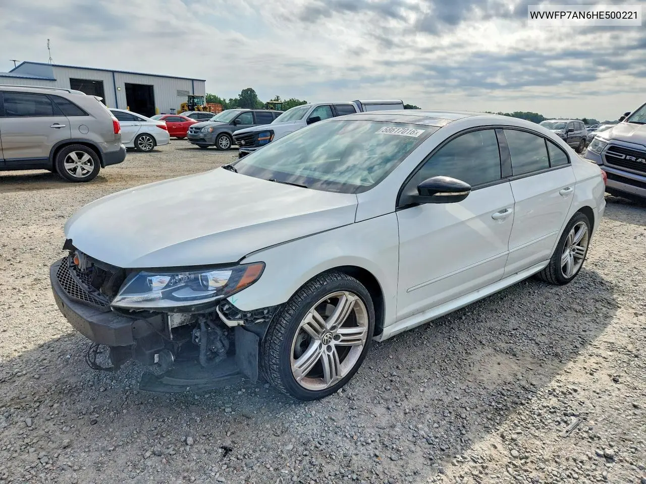 2017 Volkswagen Cc R-Line VIN: WVWFP7AN6HE500221 Lot: 58617016