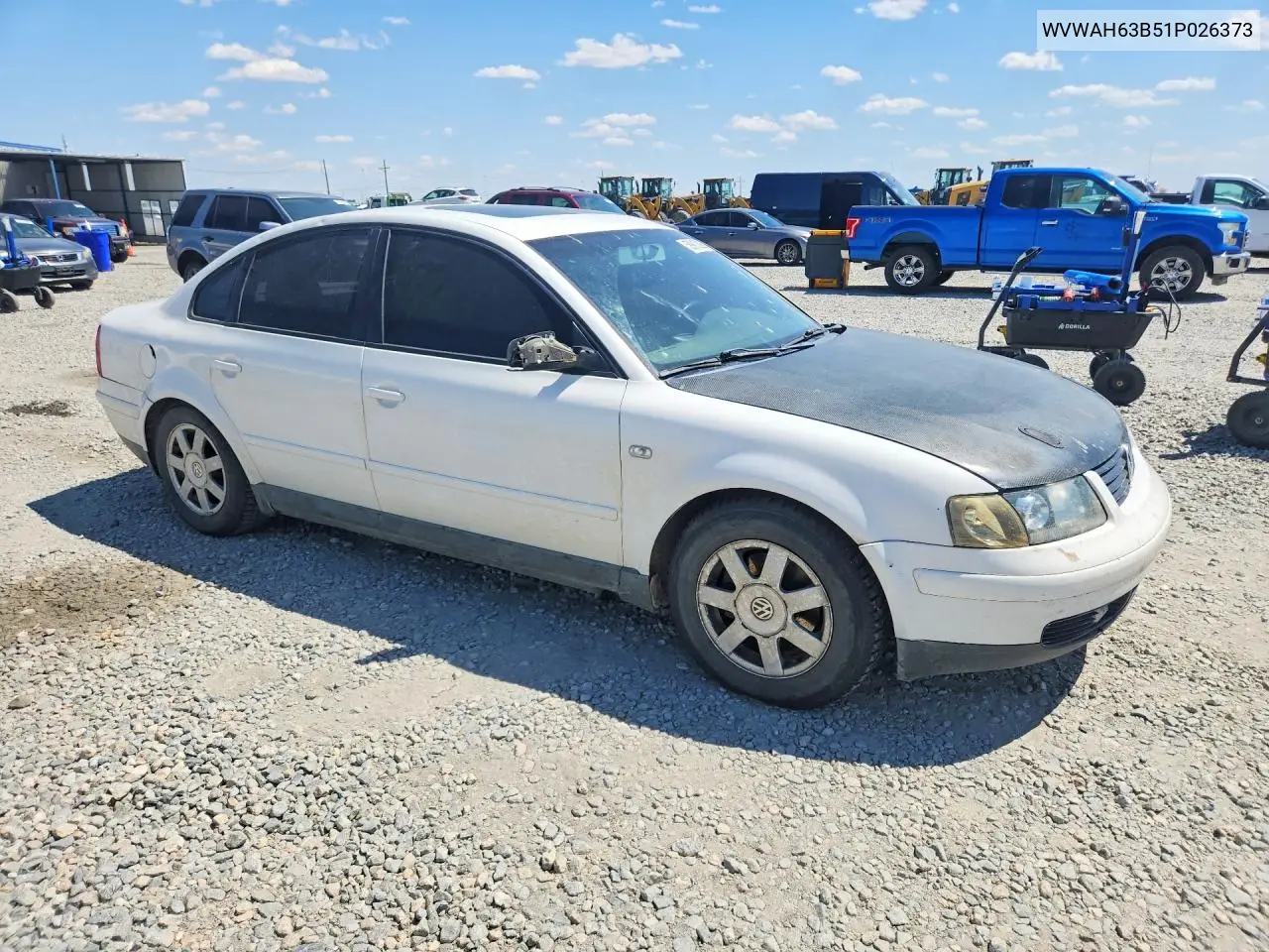 2001 Volkswagen Passat Gls VIN: WVWAH63B51P026373 Lot: 59912296