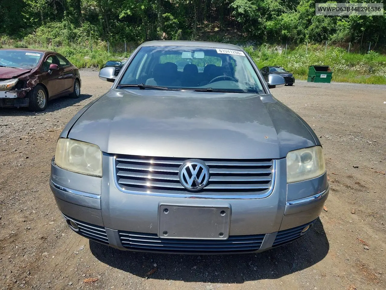 2004 Volkswagen Passat Gls VIN: WVWPD63B44E296586 Lot: 61941206