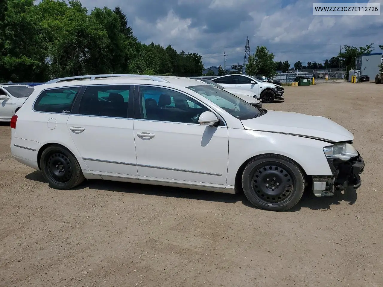 2007 Volkswagen Passat VIN: WVWZZZ3CZ7E112726 Lot: 60497786