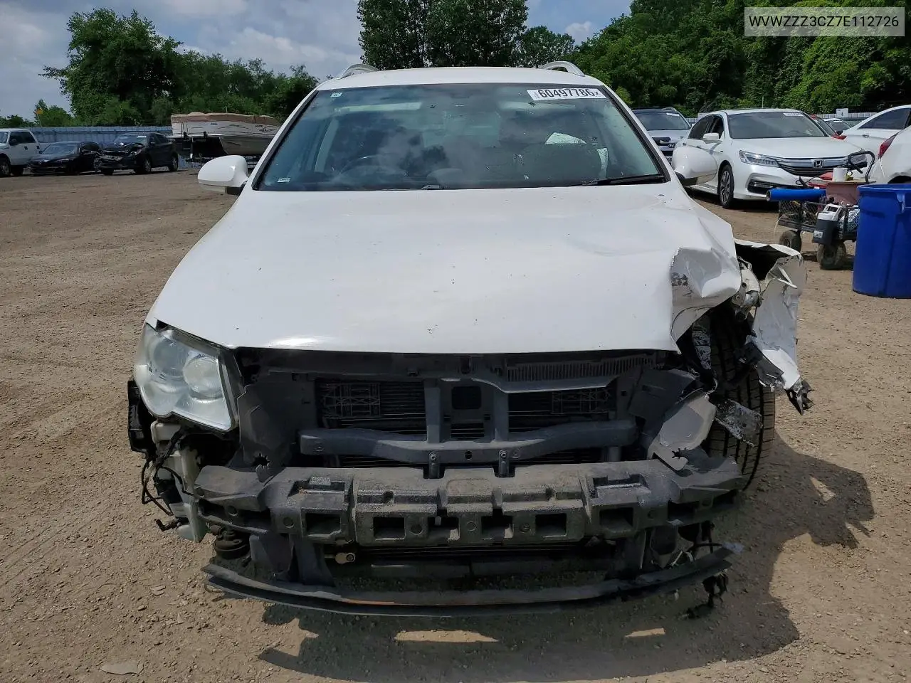 2007 Volkswagen Passat VIN: WVWZZZ3CZ7E112726 Lot: 60497786