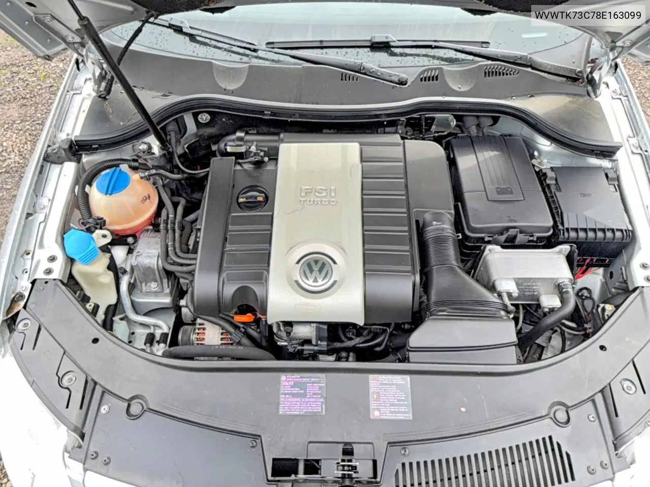 2008 Volkswagen Passat Wagon Lux VIN: WVWTK73C78E163099 Lot: 54097776