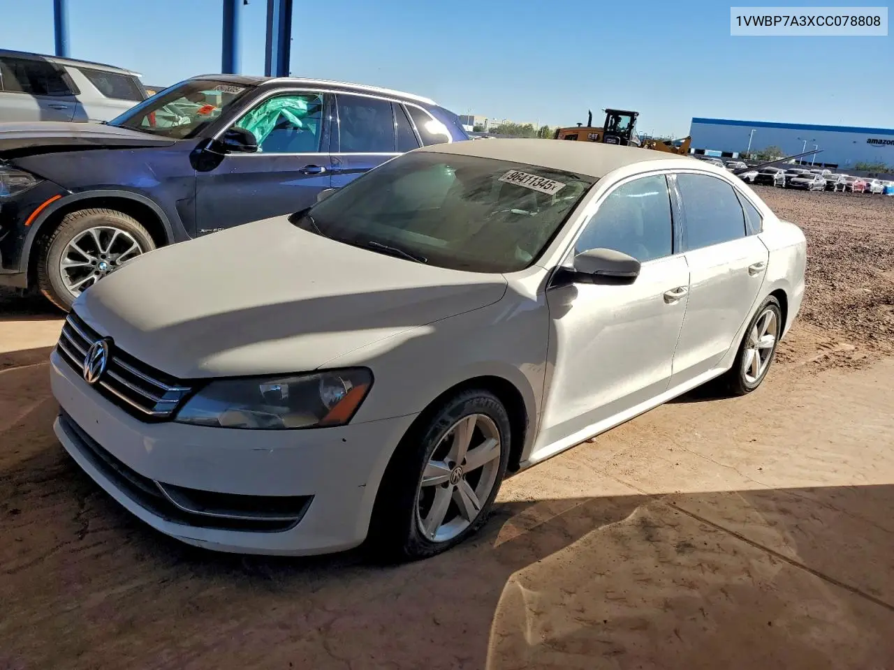1VWBP7A3XCC078808 2012 Volkswagen Passat