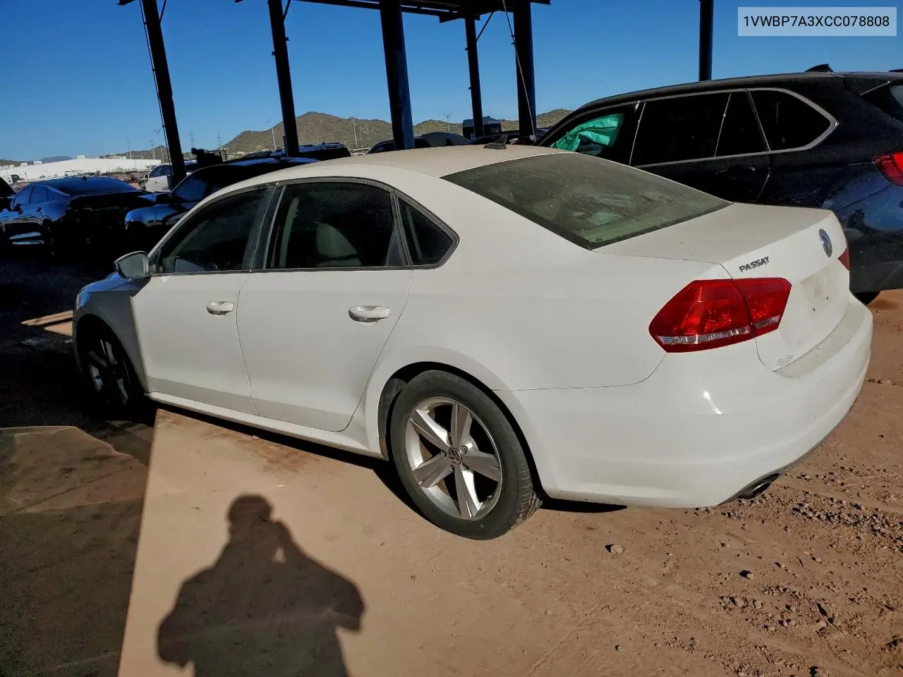 1VWBP7A3XCC078808 2012 Volkswagen Passat