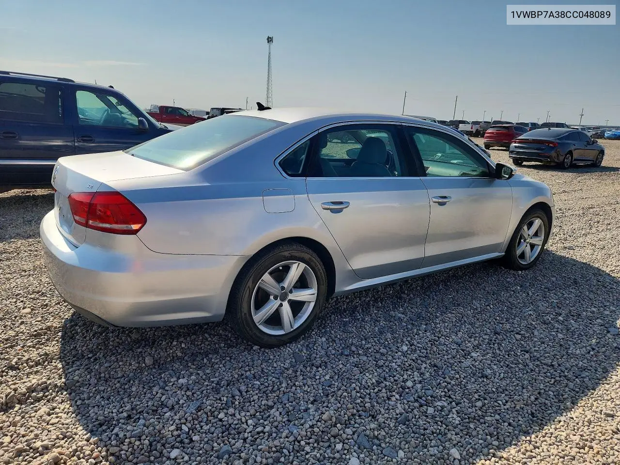 2012 Volkswagen Passat Se VIN: 1VWBP7A38CC048089 Lot: 58325826