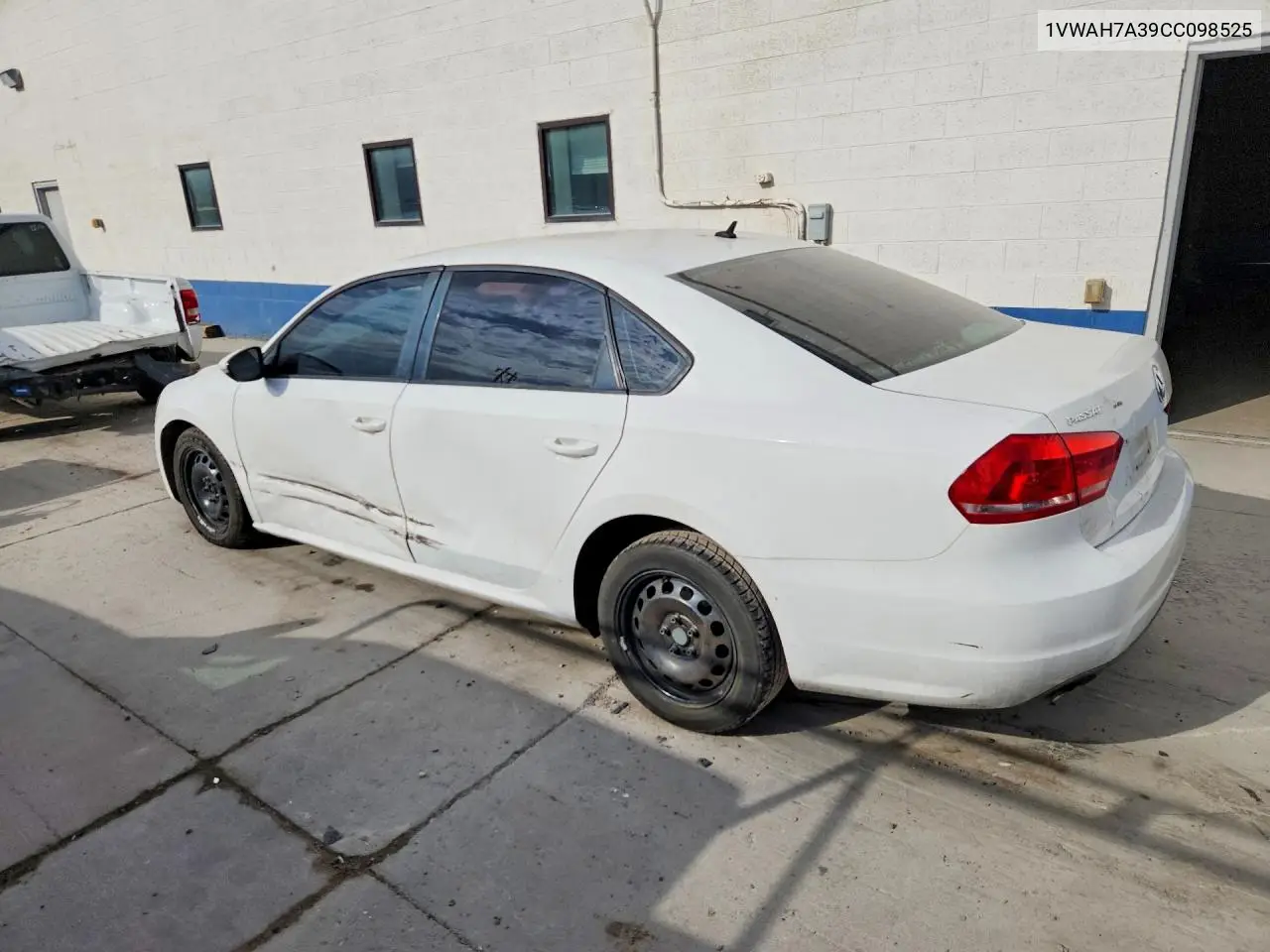 2012 Volkswagen Passat S VIN: 1VWAH7A39CC098525 Lot: 61614836