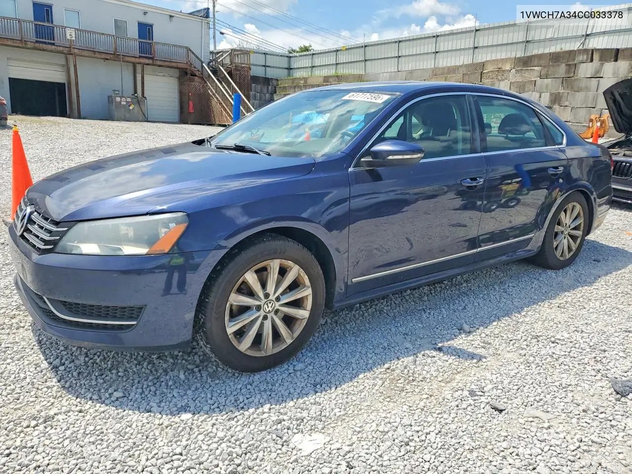 2012 Volkswagen Passat Sel VIN: 1VWCH7A34CC033378 Lot: 61717596