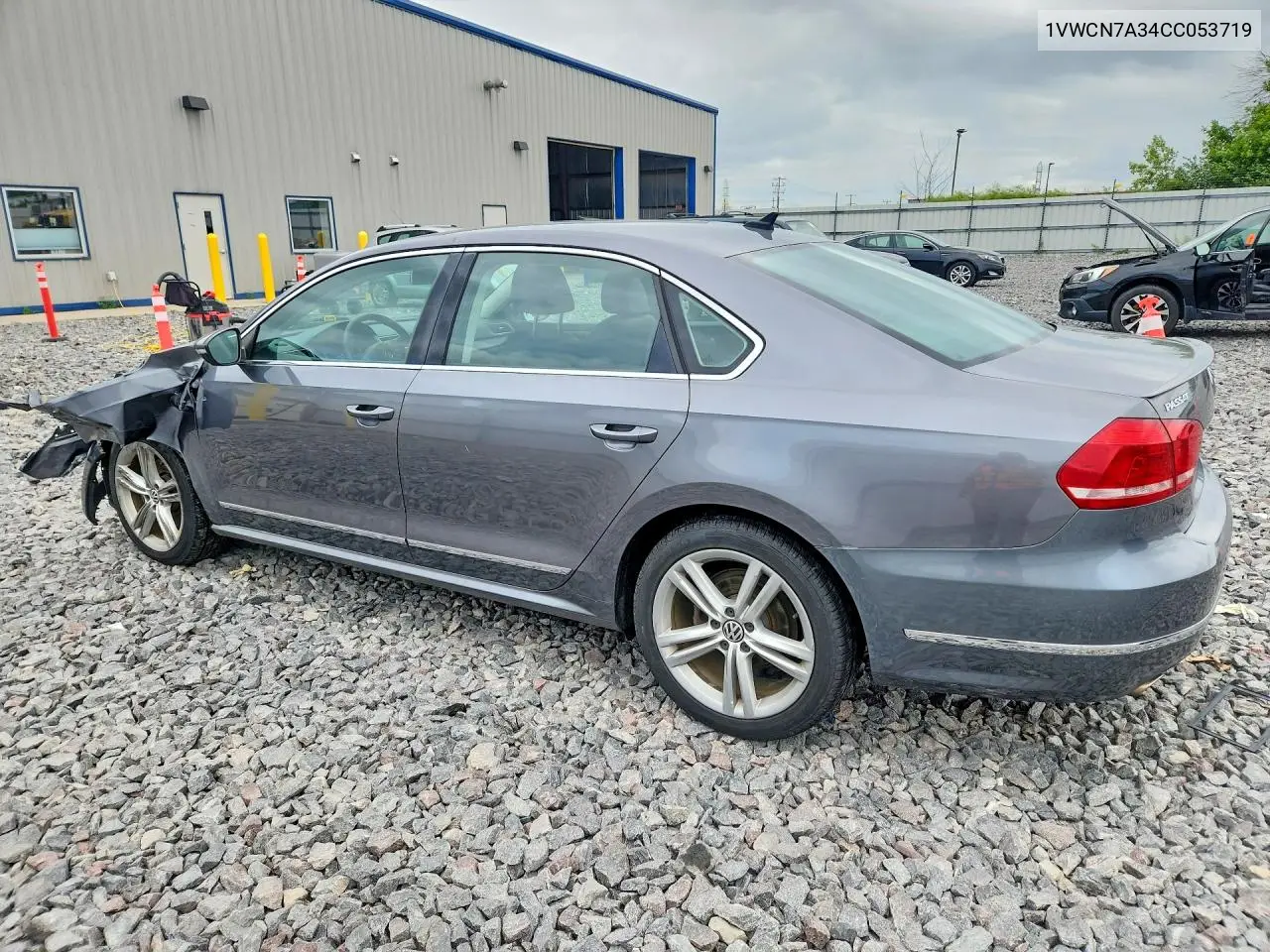 2012 Volkswagen Passat Sel VIN: 1VWCN7A34CC053719 Lot: 61869676