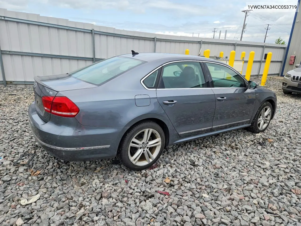 2012 Volkswagen Passat Sel VIN: 1VWCN7A34CC053719 Lot: 61869676