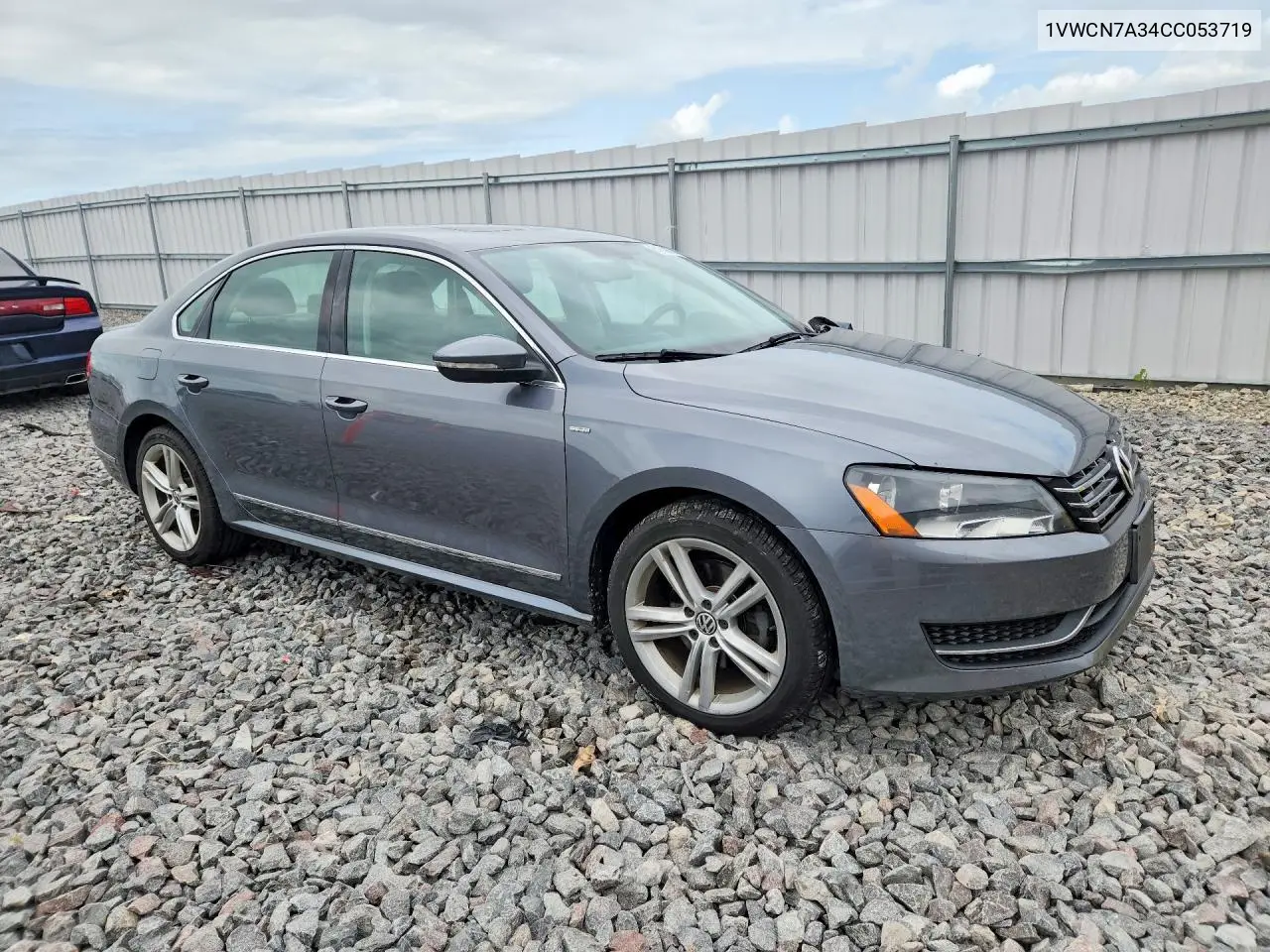 2012 Volkswagen Passat Sel VIN: 1VWCN7A34CC053719 Lot: 61869676