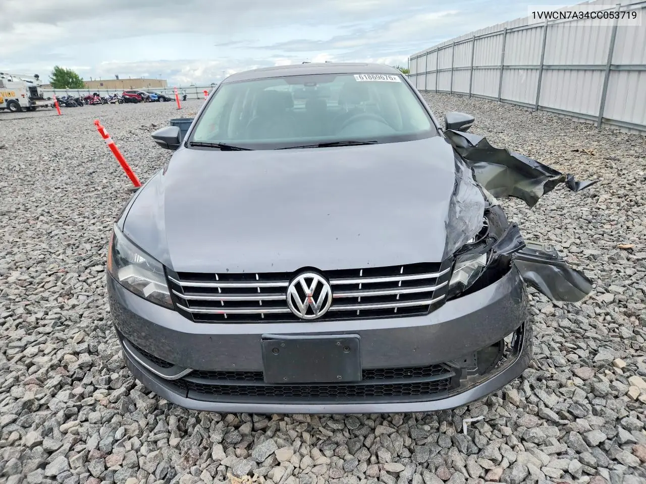 2012 Volkswagen Passat Sel VIN: 1VWCN7A34CC053719 Lot: 61869676