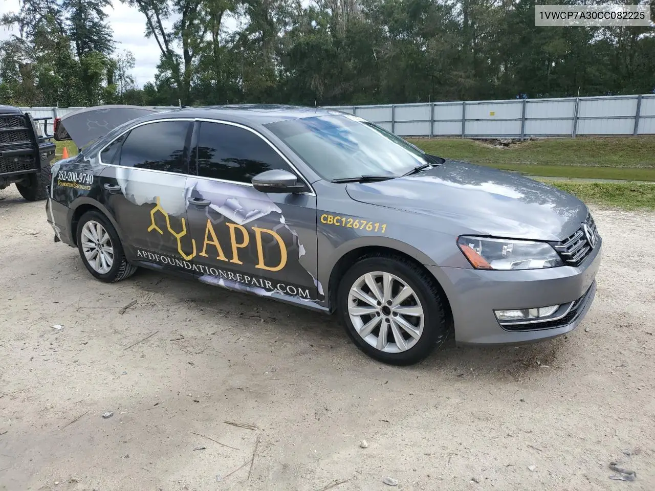 1VWCP7A30CC082225 2012 Volkswagen Passat Sel